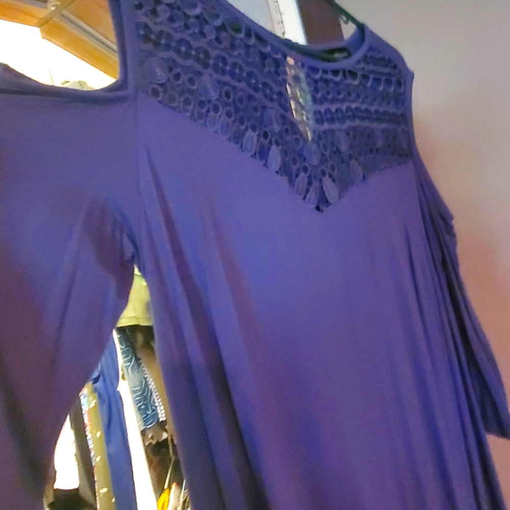 Cold shoulder dress